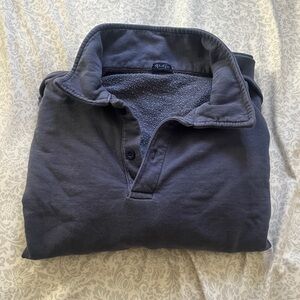 Brandy Melville dark blueish 3 button up sweater